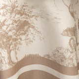 Weite Damenhosen mit Seide