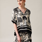 Damen-Poloshirt mit Seide