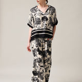 Damen-Poloshirt mit Seide