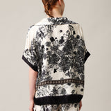 Damen-Poloshirt mit Seide