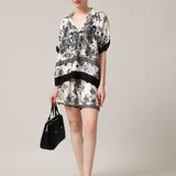 Damen-Poloshirt mit Seide