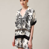 Damen-Poloshirt mit Seide