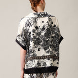 Damen-Poloshirt mit Seide