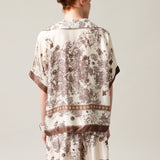 Damen-Poloshirt mit Seide