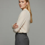 Damenpullover mit Baby-Alpakawolle