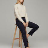 Damenpullover mit Baby-Alpakawolle