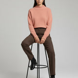 Damenpullover mit Baby-Alpakawolle