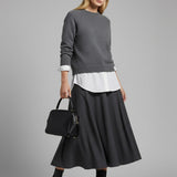 Damenpullover mit Baby-Alpakawolle