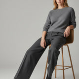 Damenpullover mit Baby-Alpakawolle