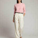 Damenpullover mit Baby-Alpakawolle