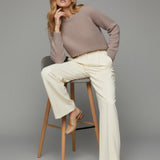 Damenpullover mit Baby-Alpakawolle