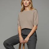 Damenpullover mit Baby-Alpakawolle