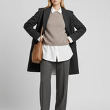 Damenpullover mit Baby-Alpakawolle