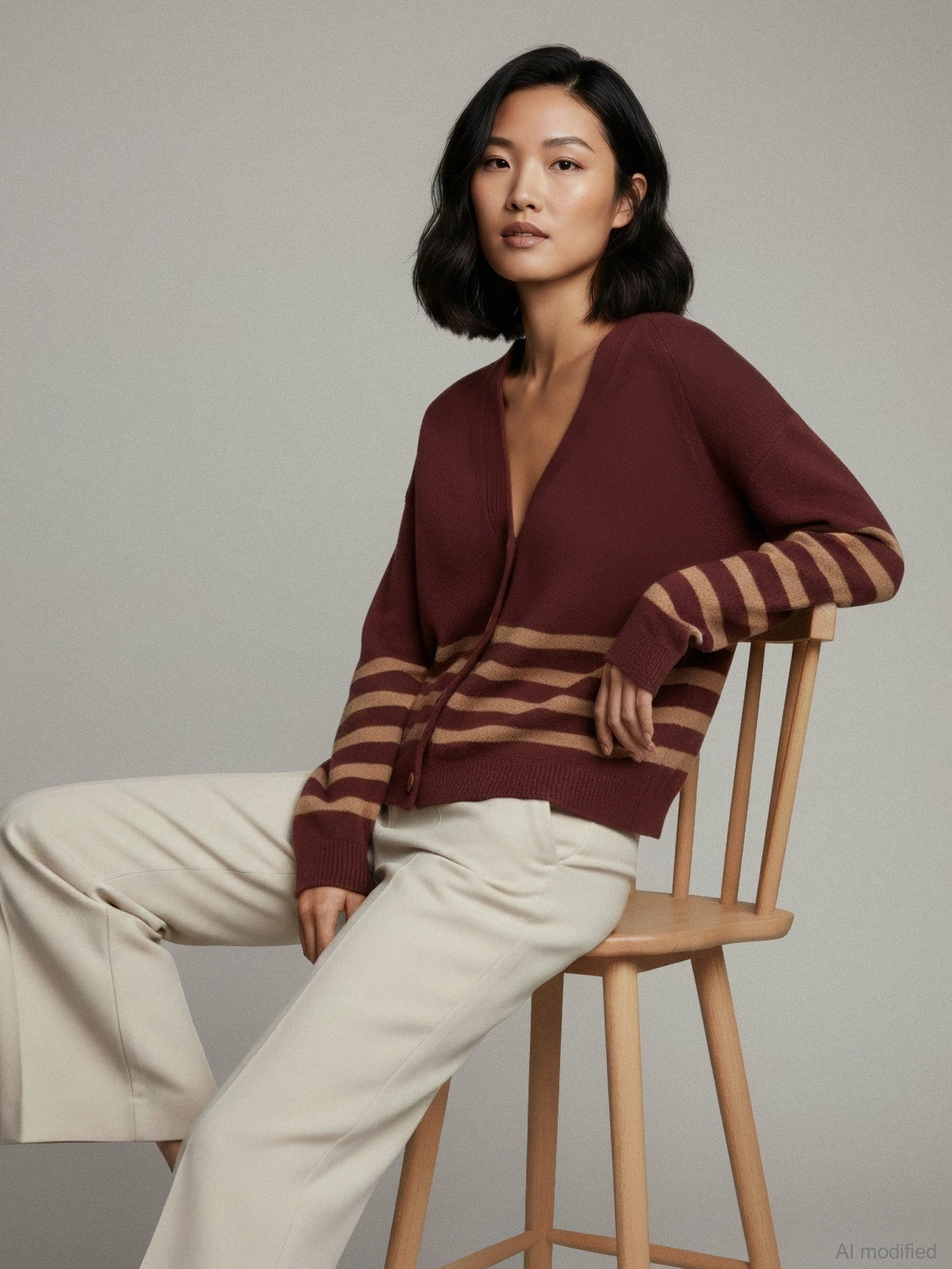 Damen Strickjacke mit Kaschmir