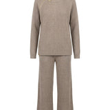 Damenpullover und Hose mit Kaschmiranteil