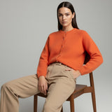 Damenpullover mit Baby-Alpakawolle