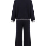 Damenpullover und Hose mit Kaschmiranteil