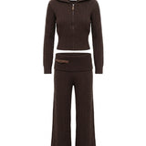 Damenpullover und Hose mit Kaschmiranteil