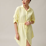 Hemdartiges Musselin-Kleid