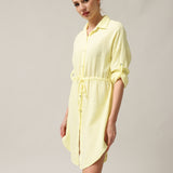 Hemdartiges Musselin-Kleid