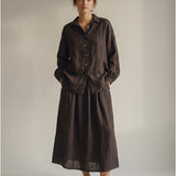 Damenrock, Capsule Collection, 100% Leinen