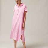 Hemdblusenkleid für Frauen, Capsule Collection, 100% Leinen