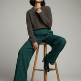 Damenpullover mit Baby-Alpakawolle