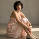 Damenkleid mit Leinen