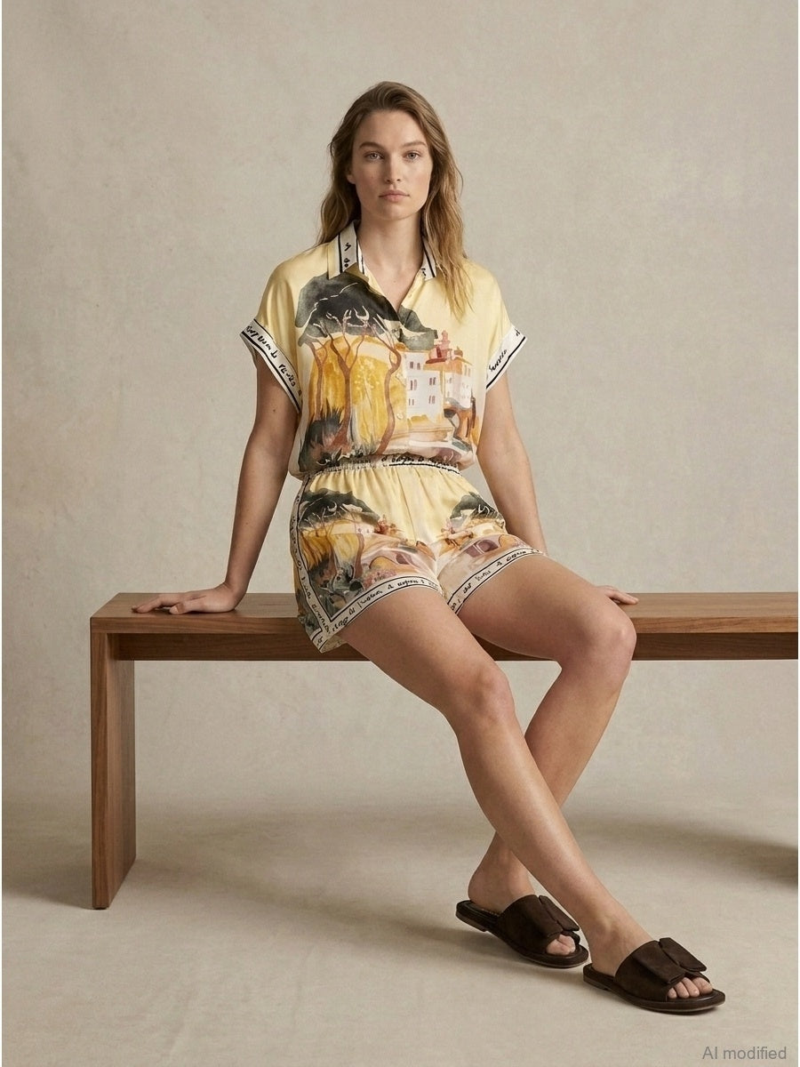 Damen-T-Shirts mit Seide