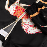 Damenjacke im „Bomber“-Stil mit Seide