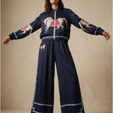 Damen Bomberjacke mit Seide