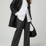 Damenmantel mit Wolle