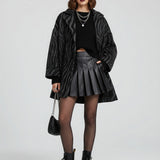 Damenmantel mit Wolle