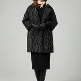 Damenmantel mit Wolle