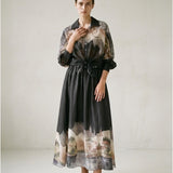 Moteriškas sijonas su šilku