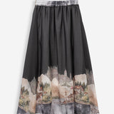 Moteriškas sijonas su šilku