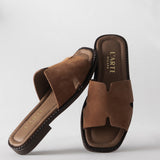 Damen-Lederslipper