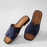 Damen-Lederslipper