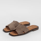 Damen-Lederslipper