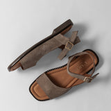 Damen-Ledersandalen
