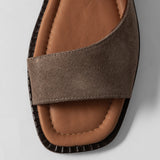 Damen-Ledersandalen