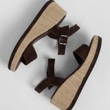 Damen-Ledersandalen
