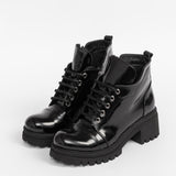 Lederstiefeletten für Damen