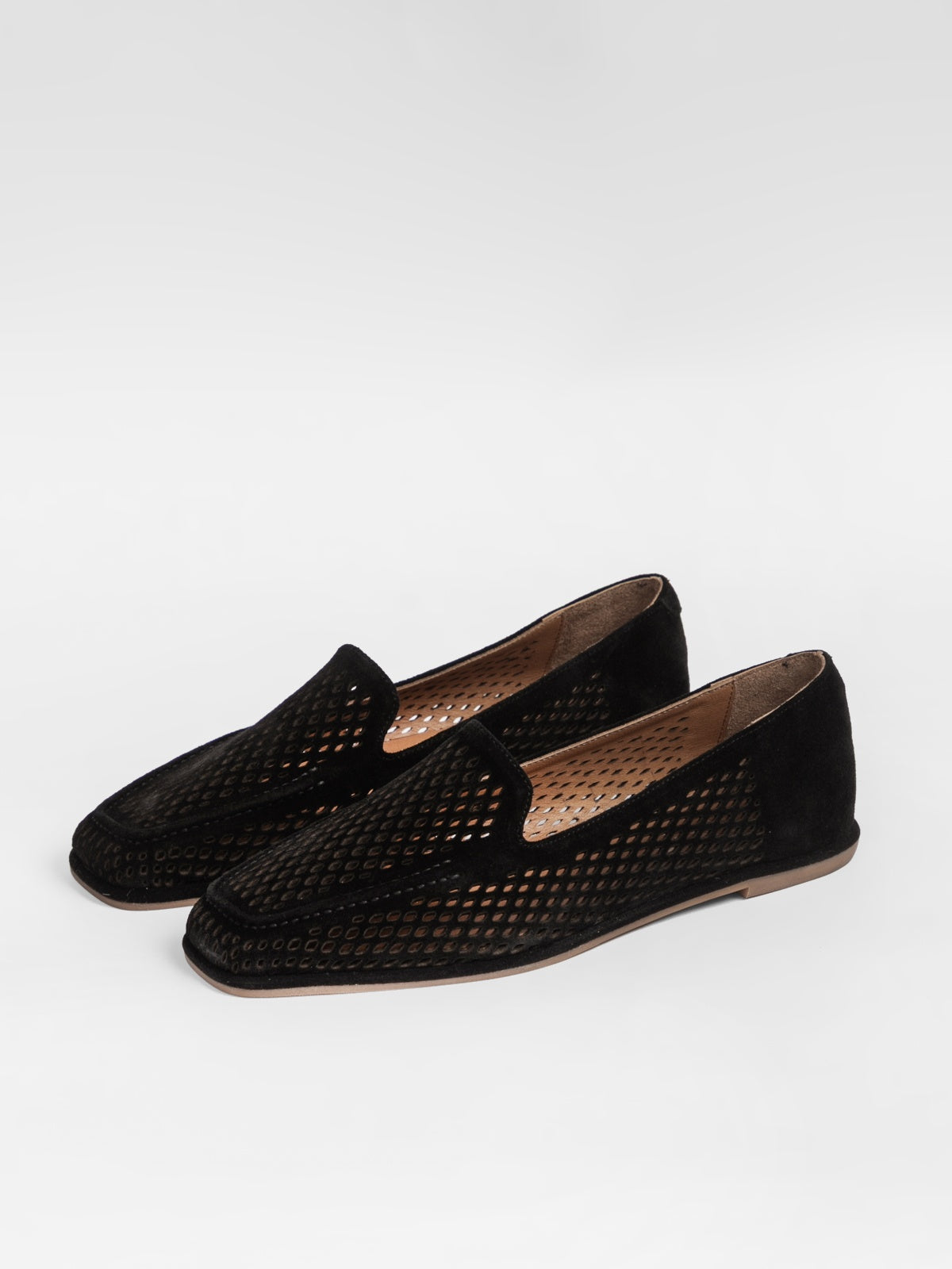Leder-Mokassins für Damen