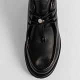 Lederstiefeletten für Damen