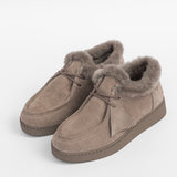 Damen-Lederstiefeletten mit Futter