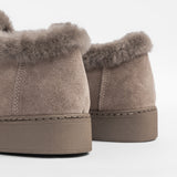 Damen-Lederstiefeletten mit Futter