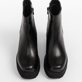 Lederstiefeletten für Damen