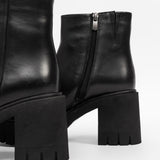 Lederstiefeletten für Damen