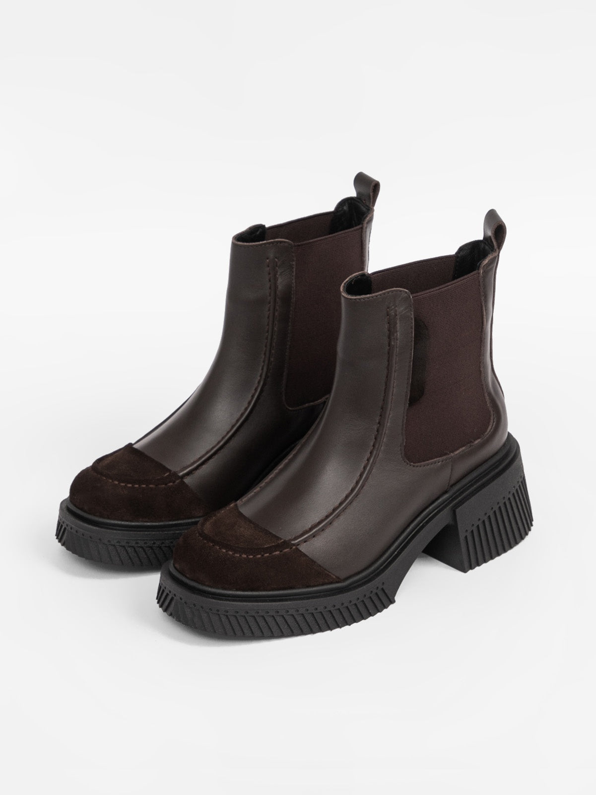 Lederstiefeletten für Damen